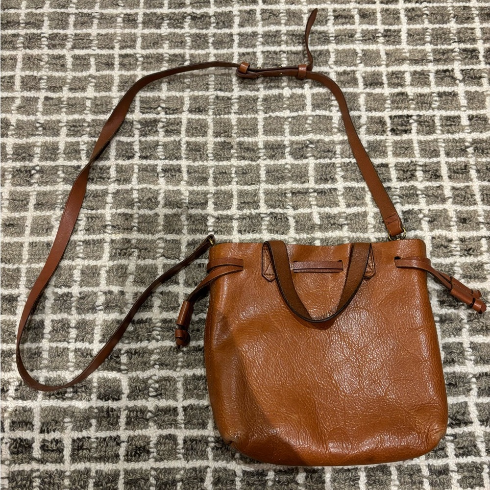 Madewell mini crossbody transport tote